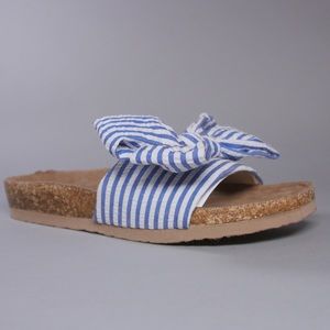 Women’s Hilda Stripe Slide from “Not Rated” size 6
